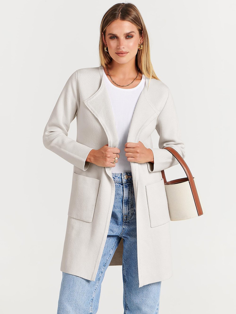 Lapel Classy Coatigan