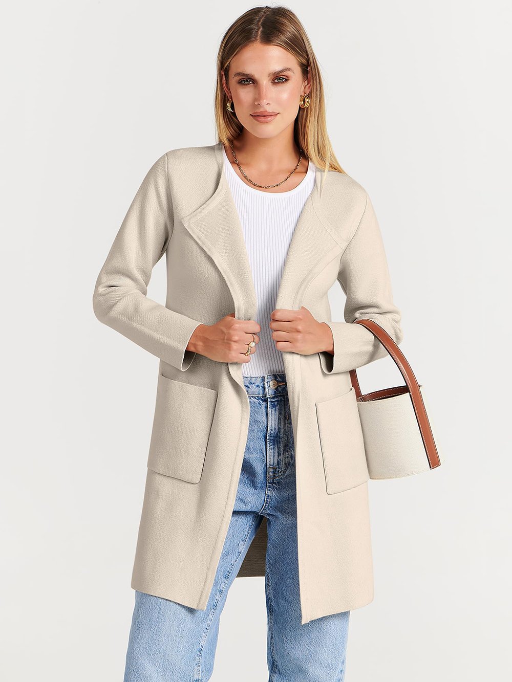 Lapel Classy Coatigan