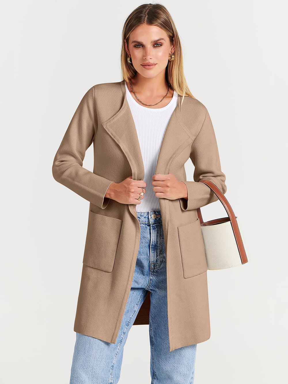 Lapel Classy Coatigan