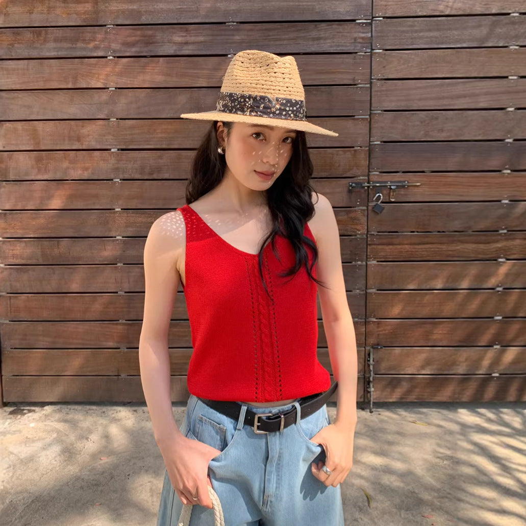 Outerwear Base-layer Slip Knit Vest