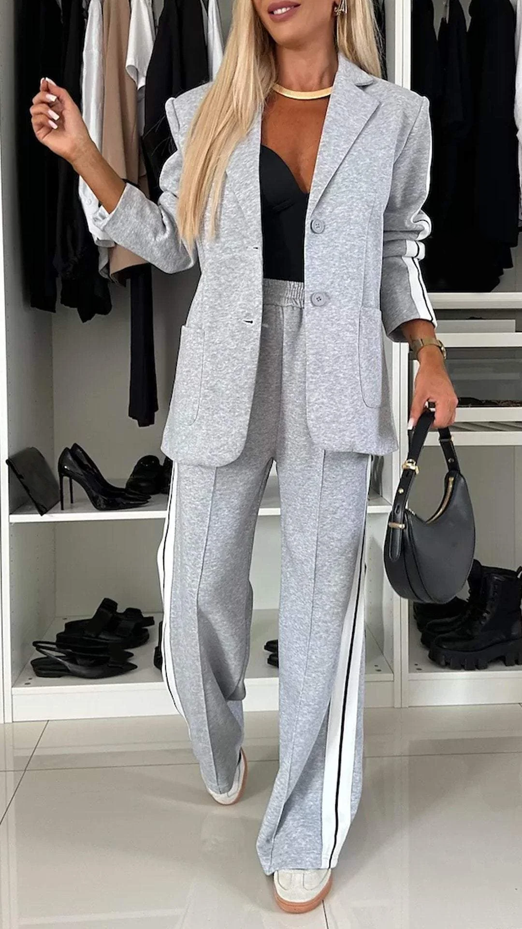 Lapel Long Sleeve Casual Suit