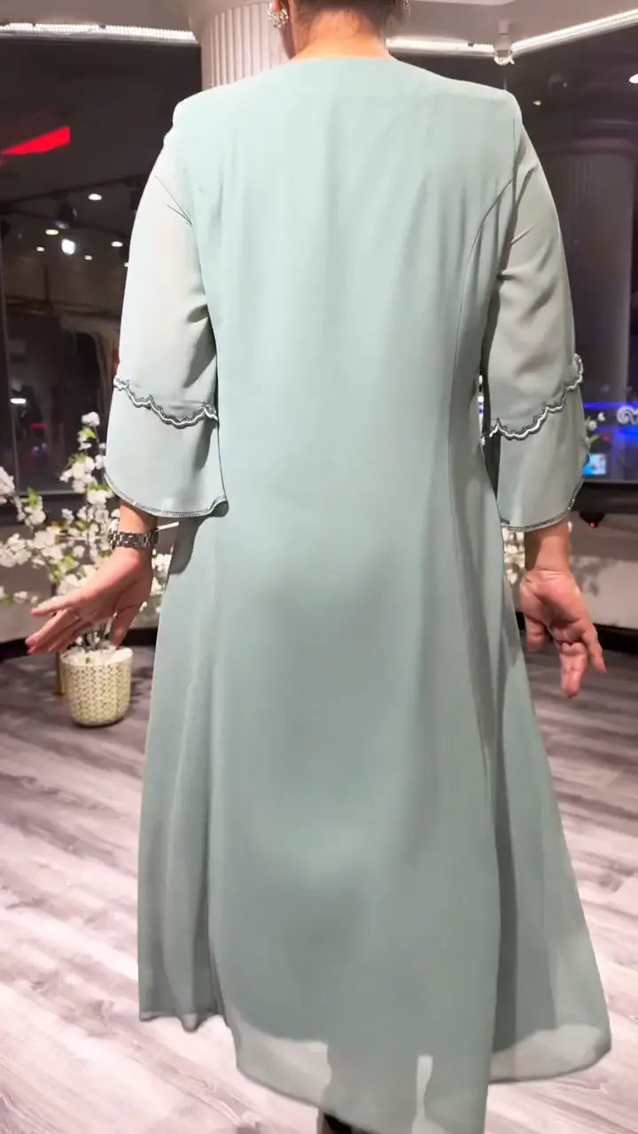 Chiffon Solid Color Loose Dress